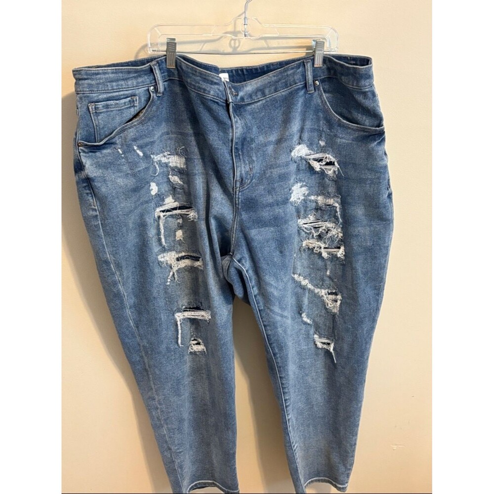 Lane Bryant Distressed Boyfriend Jeans size 28